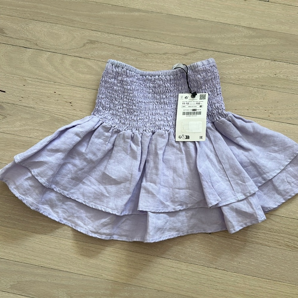 Zara light purple skirt